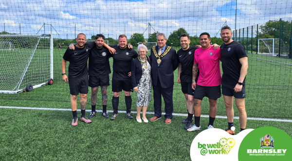 Barber DTS With The Mayor Of Barnsley