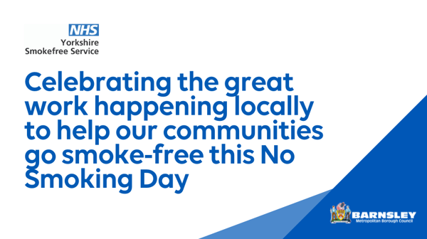 Celebrating the great work happening locally to help our communities go smoke-free this No Smoking Day