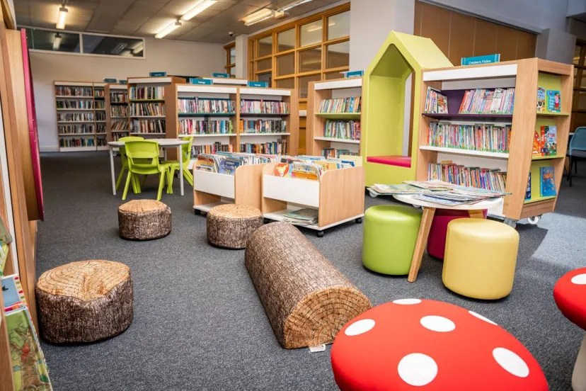 Inside Roundhouse Library