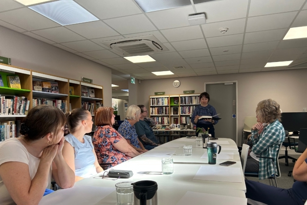 Photo Of The First Workshop Taking Place For The Darfield Art Project