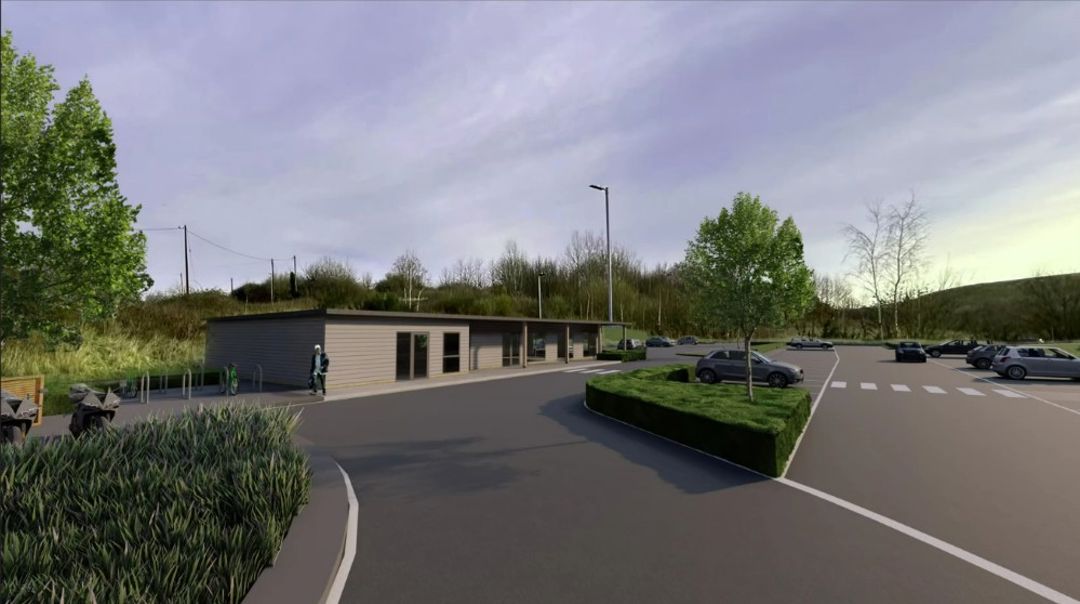 CGI image of new proposed community facility for Rabbit Ings