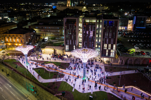 Seam Opening Drone Shot For Web